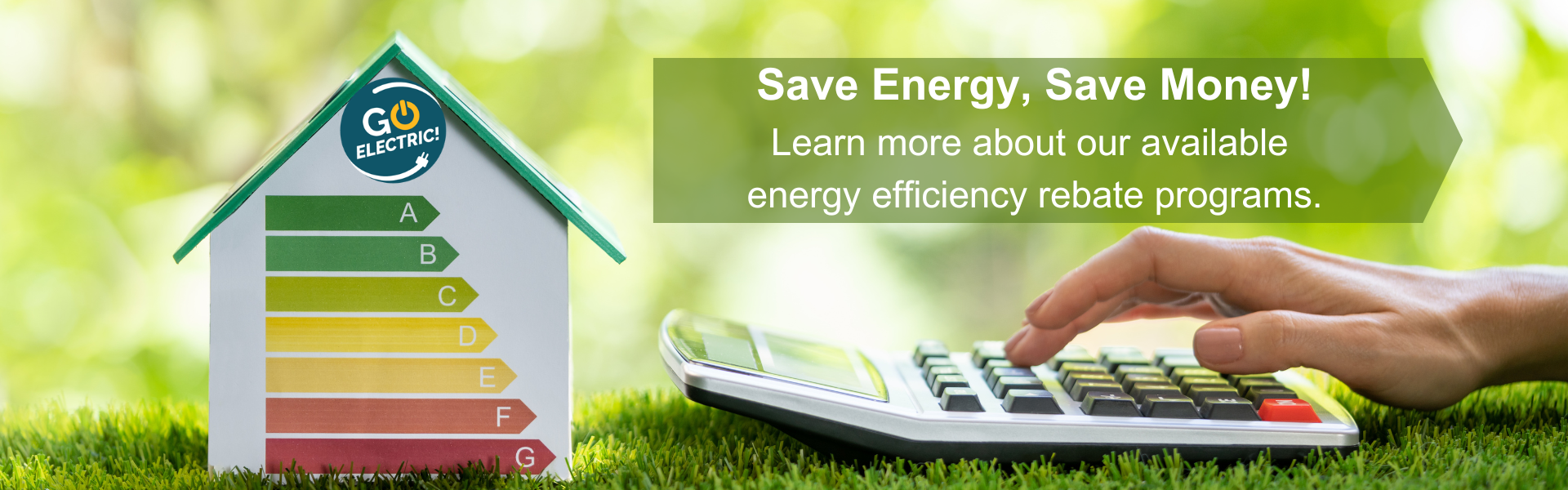 Energy efficiency rebate information