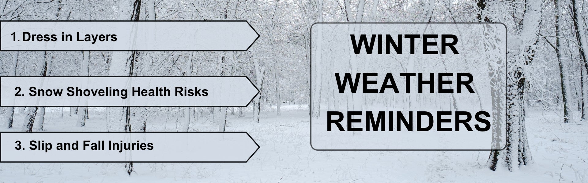 Winter Weather Reminders