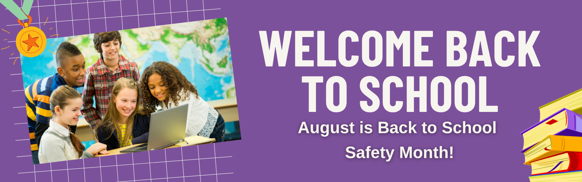 August is back to school safety month