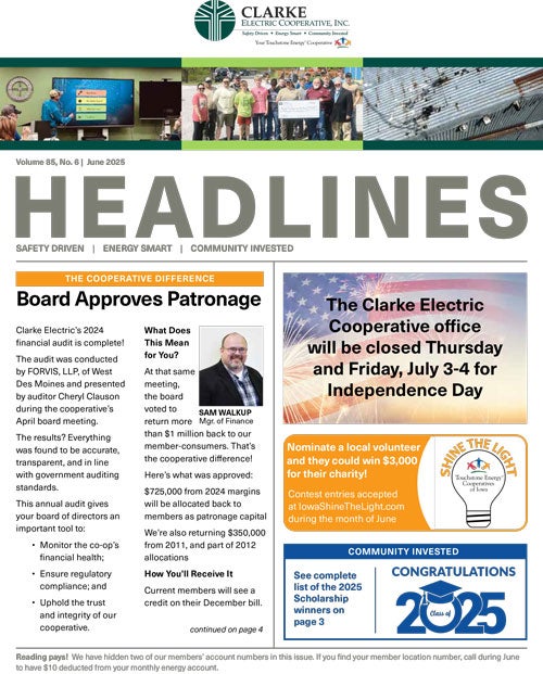 Image link to current newsletter