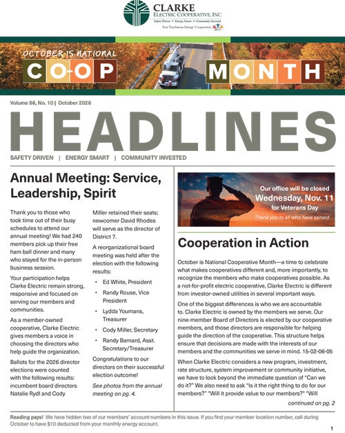 Image link to current newsletter