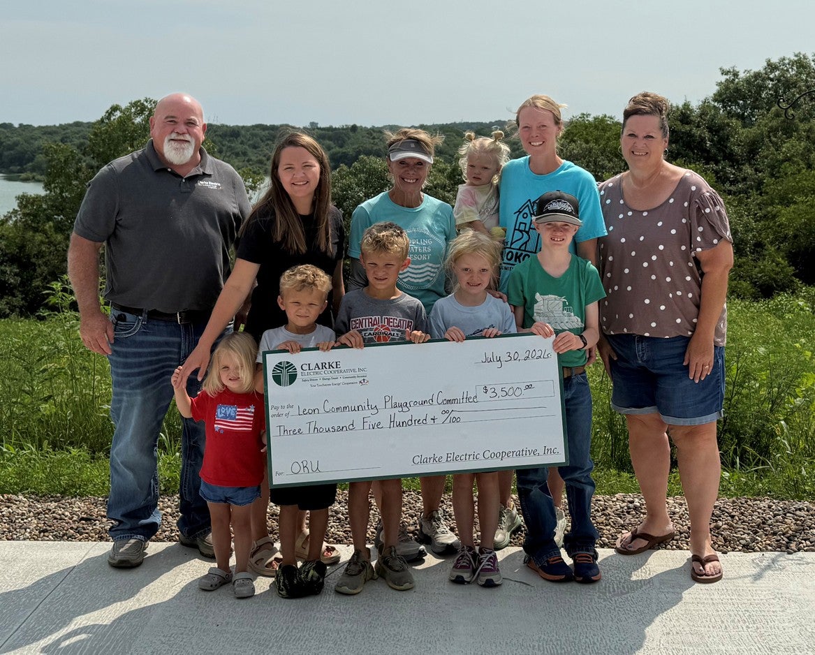 Check presentation for Operation Round-Up